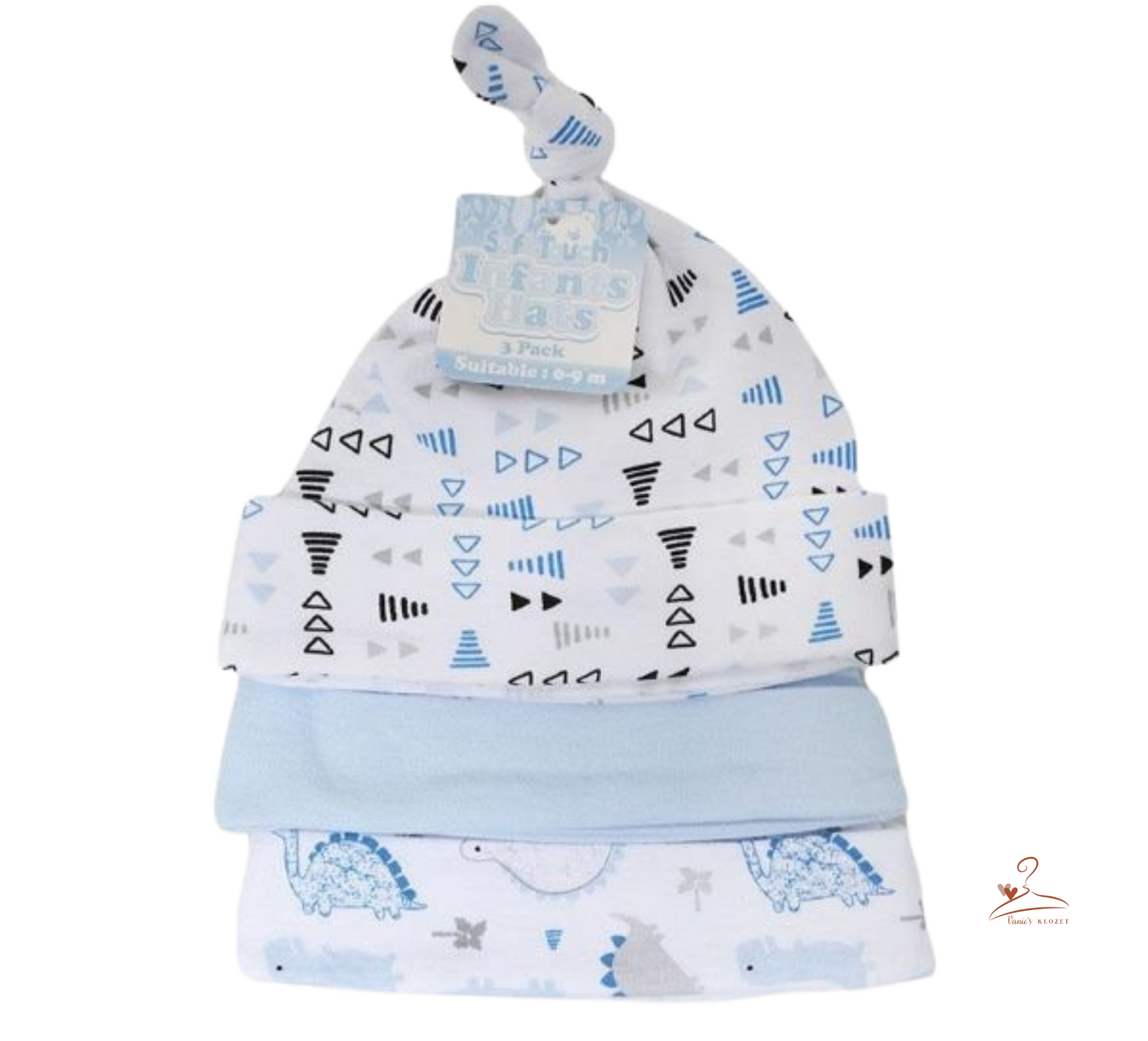 Lot de bonnets naissance en coton, idéal pour la maternité